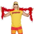 thumbnail image 7 of Wrestler Hogan Adult Mens T-Shirt Tee Halloween Costume Cosplay, 7 of 7