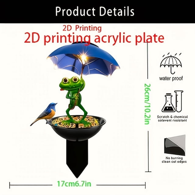 JJKBVCLO 2D Acrylic Outdoor Stake Weather Easy Installation Versatile Display Modern Design