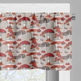 thumbnail image 5 of Ambesonne Mushroom Valance & Curtain, Forest Fall on Polka Dots, 55"x45", Orange Dark Coral Tan, 5 of 6