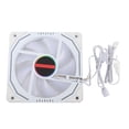 thumbnail image 1 of 120mm CPU Fan, Case Cooler Fan with ARGB Lighting Effect, 4Pin Pwm Computer Fan with 800 to 1800RPM Adjustable Speed, High Performance Computer Cooling Fan for Computer Case, 1 of 7