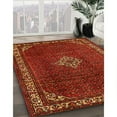 thumbnail image 2 of Ahgly Company Indoor Round Traditional Mahogany Brown Persian Area Rugs, 4' Round, 2 of 6