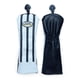 thumbnail image 4 of 3 impermeables para la cabeza de golf para driver & Fairway Woods para la cabeza de cuero PU premium para drivers de maderas número 1, 3 Negro Soledad Headcover del palo de golf, 4 of 4