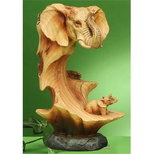 Unison Gifts MMD-165 9.5 In. Elephant Bust Scene Figurine