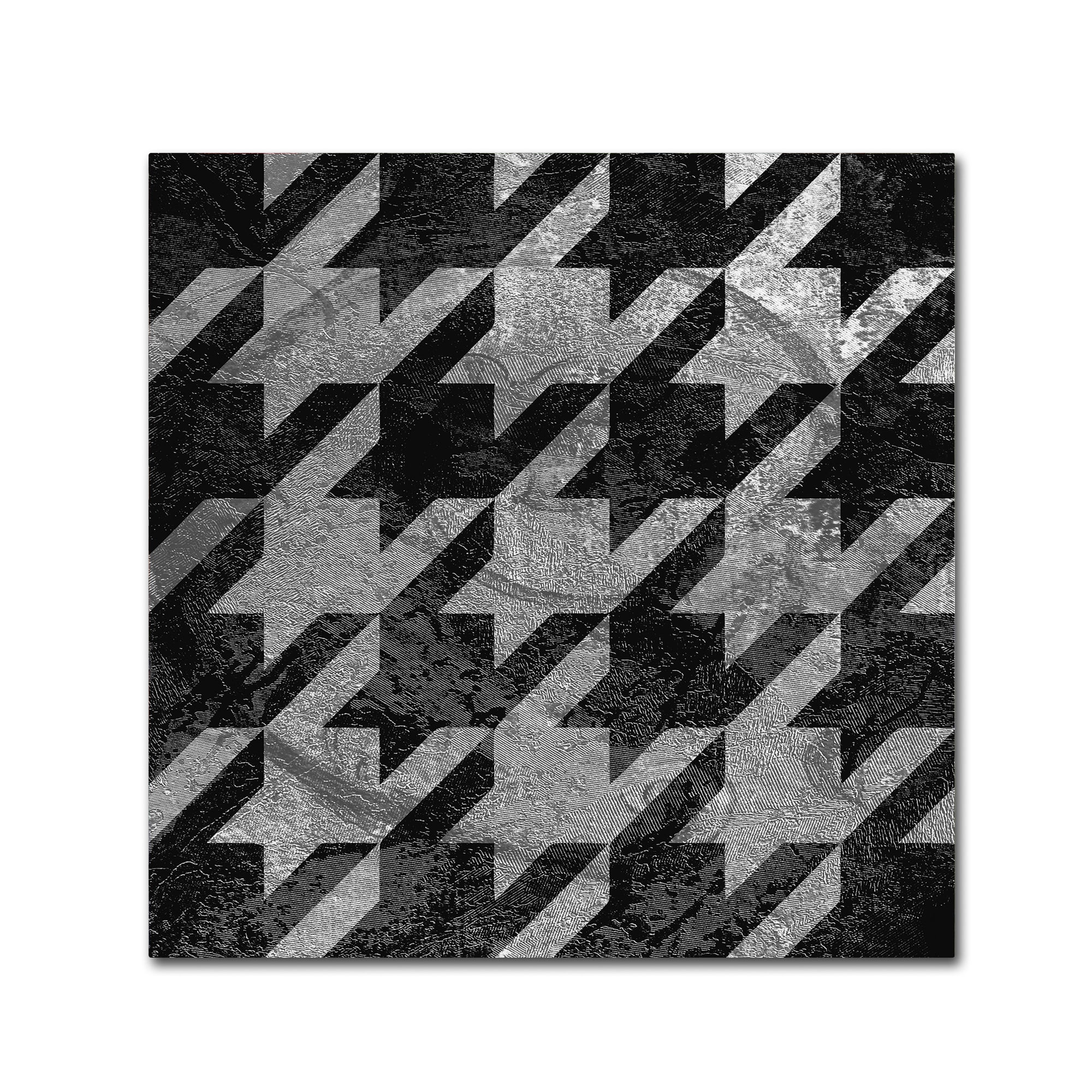 Trademark Fine Art "Houndstooth VI" Canvas Art by Color Bakery