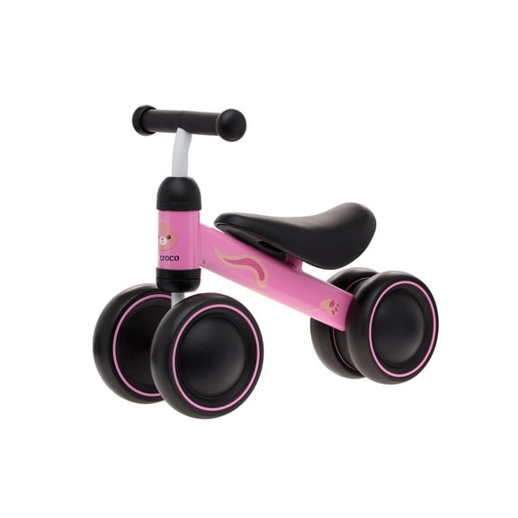 TheCroco Baby Balance Bike for 1 to 3 Years Old Toddlers, Children Walker, First Birthday Gift, Pink Bunny