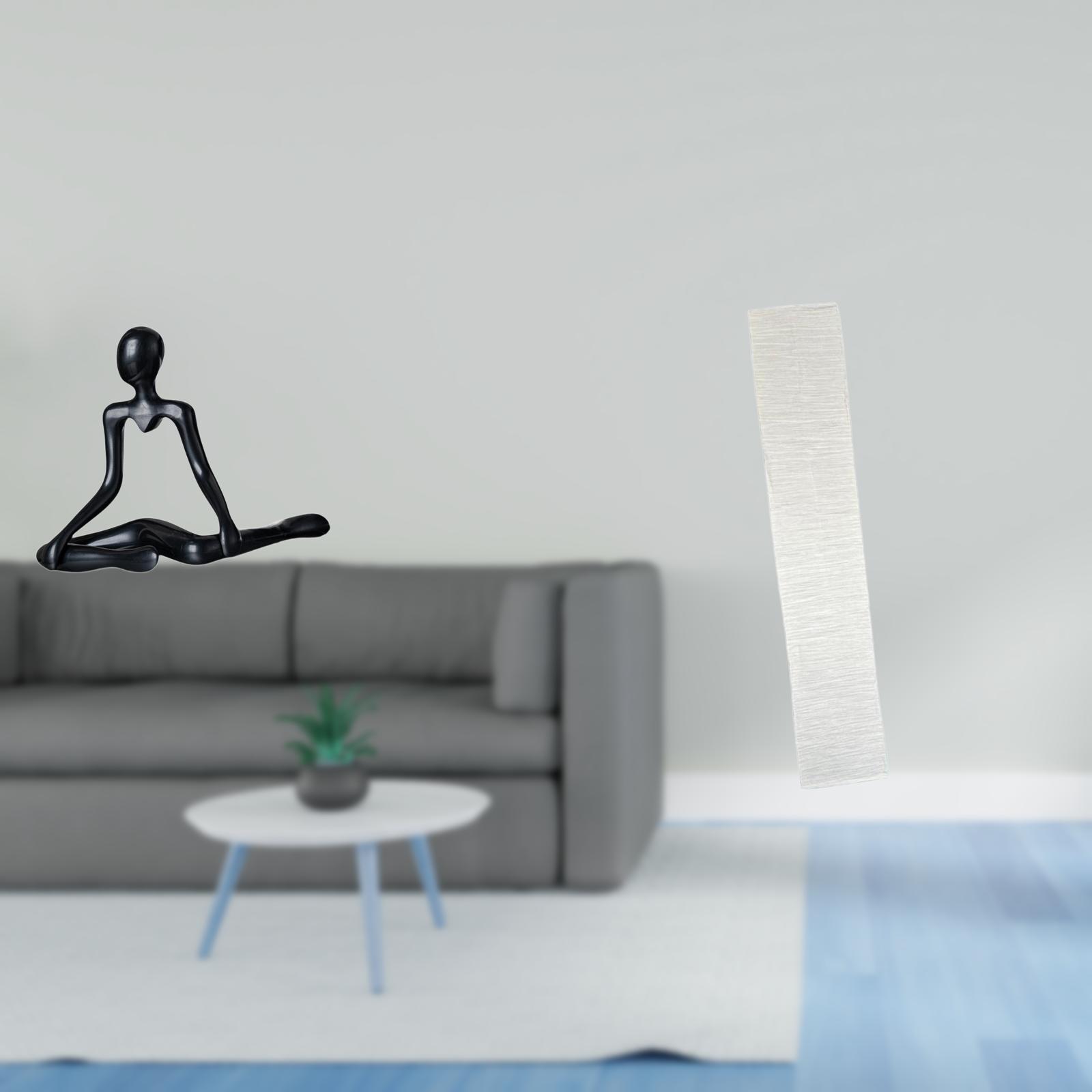 CarpNettore Creative Abstract Thinker Statue Figurine And Paper Floor Lamp Shade Unique Decorative Ornament for Cozy Living Room Bedroom Entrance Housewarming Gif