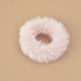thumbnail image 3 of Plush Hair Tie Hair Accessories Pure Color Rabbit Cover Rubber Band Tie Hair Tie, 3 of 9