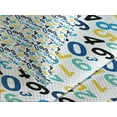 thumbnail image 4 of Ambesonne Numbers Pattern Quilted Bedspread Set 3 Pcs, Math Themed Design, King Size, Blue Yellow and White, 4 of 5