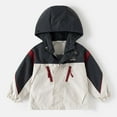 thumbnail image 2 of MEZZALL Children Zipper Jackets Jackets Long Sleeve Color Block Mountaineering Windbreaker Coats Hood Outerwear Birthday Toddler Clothing, 2 of 4
