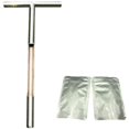 thumbnail image 2 of 20 Inch Golf Soil Sampler Probe, Stainless Steel T-Style Handle Soil Test Kits (Silver), 2 of 4