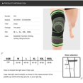 thumbnail image 3 of AMERTEER Knee Brace Support 3D Compression Sleeves  Single Unit Wrap Pad for Arthritis  ACL  Running  Pain Relief  Injury Recovery  Basketball and More Sports Orange XL, 3 of 7