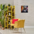 thumbnail image 4 of Stupell Industries Eclectic Urban Graffiti Iguana Canvas Art, 17 x 17, by Lazar Studio, 4 of 8