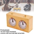 thumbnail image 5 of Wooden Chess Timer Tournament Competition Game Chess Clock Timer Gift Wind-Up Mechanical Accessorie, 5 of 5