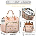 thumbnail image 5 of Princess Carriage Pattern Womens Lunch Box for Work,Insulated Large Lunch Bag for Tween and Teen,Loncheras Para Mujer,Leakproof Adult Lunch Bag for Work,Beach,Travel,Picnic,Camping, 5 of 7