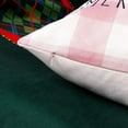 thumbnail image 6 of Christmas Pillow Covers 16x16 Inch Set of 2 Pink Black Trees Pink Buffalo Plaid Decorative Pillowcases Winter Holiday Cushion Cases for Christmas Decorations, 6 of 7