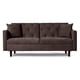 thumbnail image 2 of Sofá Cama de Velvet Chocolate Beehive Memory Foam Modelo Jagger Makora, 2 of 8