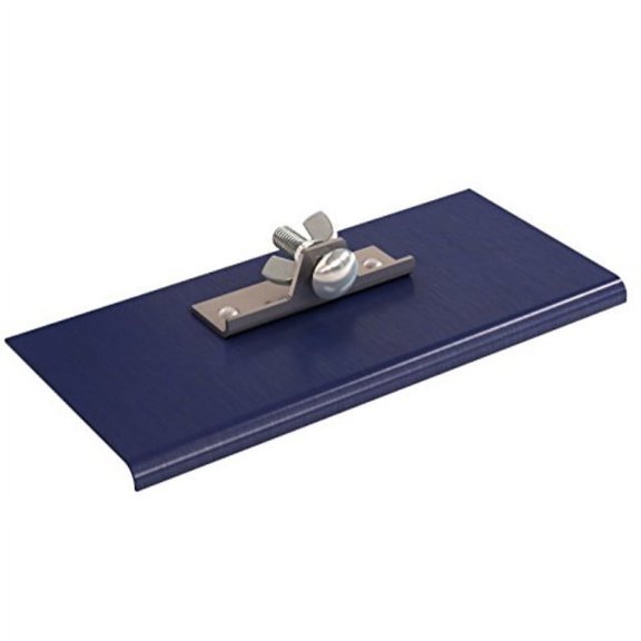 bon 22-738 9-inch by 4-inch blue steel walking concrete edger, 1/4-inch radius, 3/8-inch lip