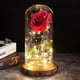thumbnail image 3 of Flor de lámina de oro de 24K, 2023 LED, Galaxia encantada, Rosa eterna, cadena de luces de hadas en cúpula para regalo de Navidad y Día de San Valentín, 3 of 4