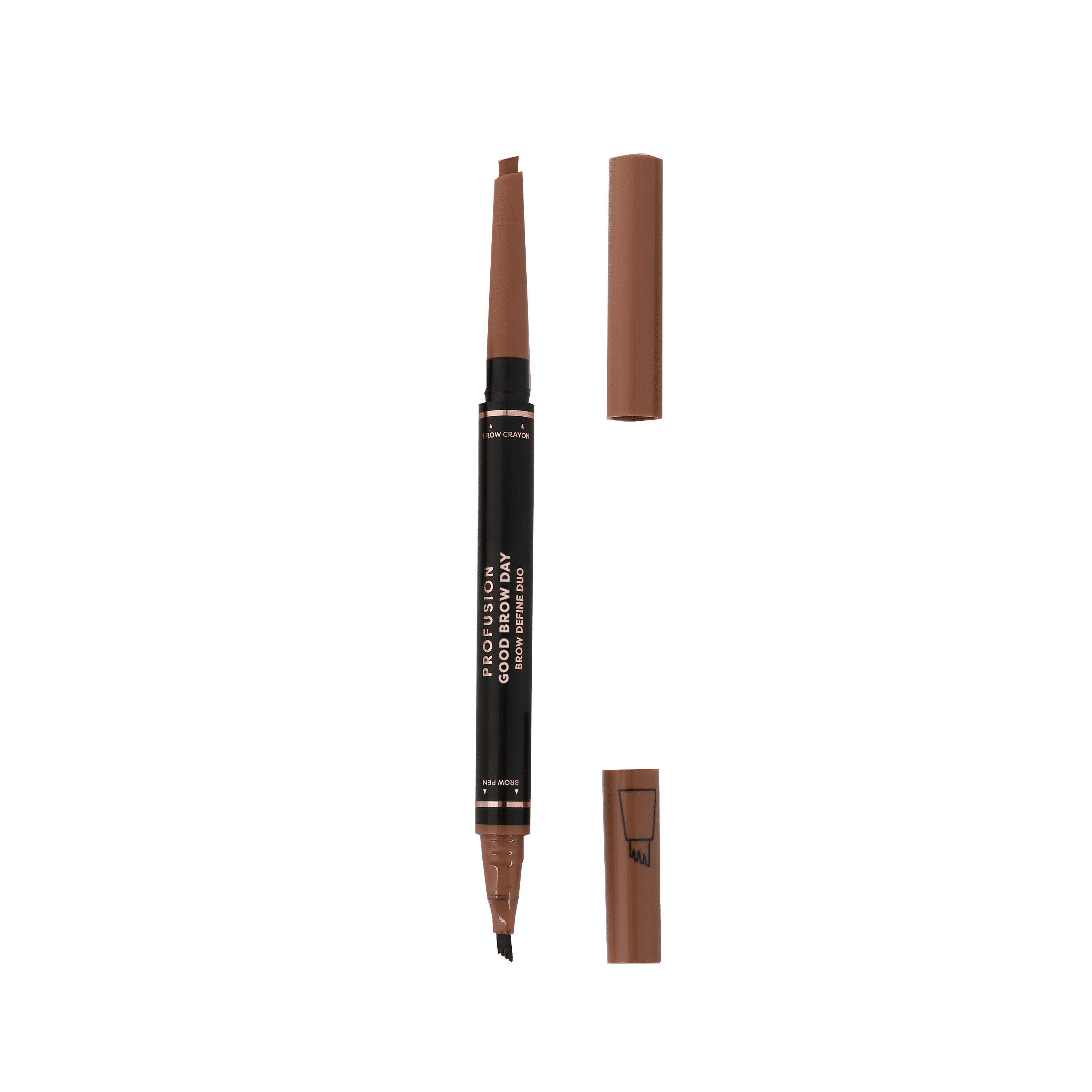 Profusion Cosmetics Good Brow Day - Brow Define Duo - Taupe