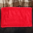 thumbnail image 4 of BESTYASH Manta Decorativa Roja De Coral Fleece Para Sofá Y Oficina Y Calentita, 4 of 7