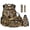 Camo Deer, variant on ZUXONGSY Sea Turtle Hibiscus Print Kids Backpack Set of 6, 17 Inch School Bookbag with Insulated Lunch Box Pencil Case Water Bottle Sleeve Keychain Bookmark, Spacious Casual Daypack for Boys Outdoor