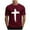 hgg455-Wine, variant on Yaoyar Christian Shirts for Men Vintage Religious Cross Bible Verse T-Shirt Jesus Faith Tshirt Inspirational Graphic Tees