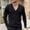 Black, variant on Kilaqueen Oversized Cardigan Sweaters for Men Long Sleeve V-Neck Cardigans Casual Relaxed Fit Buttons Down Plus Size Cardigan Knitted Lightweight Outerwear