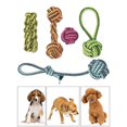 thumbnail image 4 of Mascota premium masticar cuerda nudo fuerte dentición juguetes pelota juguetes Estilo 5 Yuyangstore Nudo de cuerda de mascar, 4 of 8