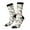 3 Black, variant on Flamingo Palm Trees Print Adult Socks for Men & Women,Calf Socks, Ankle Socks,Boots Socks,Breathable Casual Sock,Unisex Crew Socks