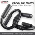 thumbnail image 4 of Q&Q BASICS Push Up Bars for Home Workout – Non-Slip Handles, Portable, Stable & Strong, 4 of 9