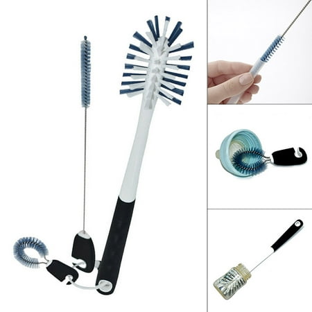 

Enowise Good Grips Water Bottle Cleaning Brush Set 3Pcs Hangable Household Cup Cleaning Brush