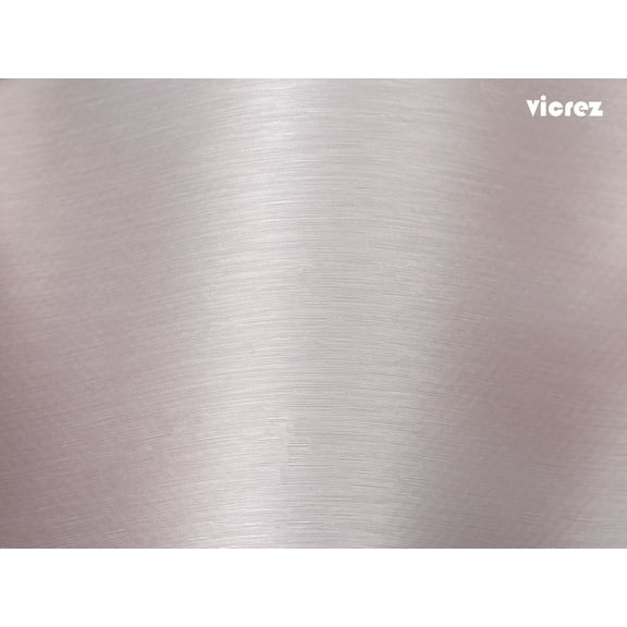 Vicrez Vinyl Car Wrap Film vzv10170 Brushed White Silver Aluminum | 5ft. x 1 ft.