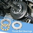 thumbnail image 6 of 4 Pack F10-20M Thrust Ball Bearings, 10mm x 20mm x 7mm Miniature Thrust Bearing with Washers Chrome Steel Single Direction, 6 of 6