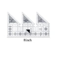 thumbnail image 3 of Ruler Acrylic Sewing Cutting Ruler 8 Inch, Acrylic Ruler Hand Sewing Cutting Ruler, For Quilting Fabric Crafting, High Precision Measuring Tool, Foldable Portable Design, Acrylic Material,, 3 of 7