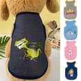 thumbnail image 1 of shenmeida Dog Clothes for Small Dogs Girl Cute Puppy Clothes Blouse Pet Clothing Doggy Cartoon Pattern Apparel, 1 of 7