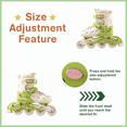 thumbnail image 5 of HENG Co. Performance Roller Skates for Kids & Adults - Premium PU Wheels, Adjustable High-Top Design for Indoor Outdoor Skating, 5 of 8