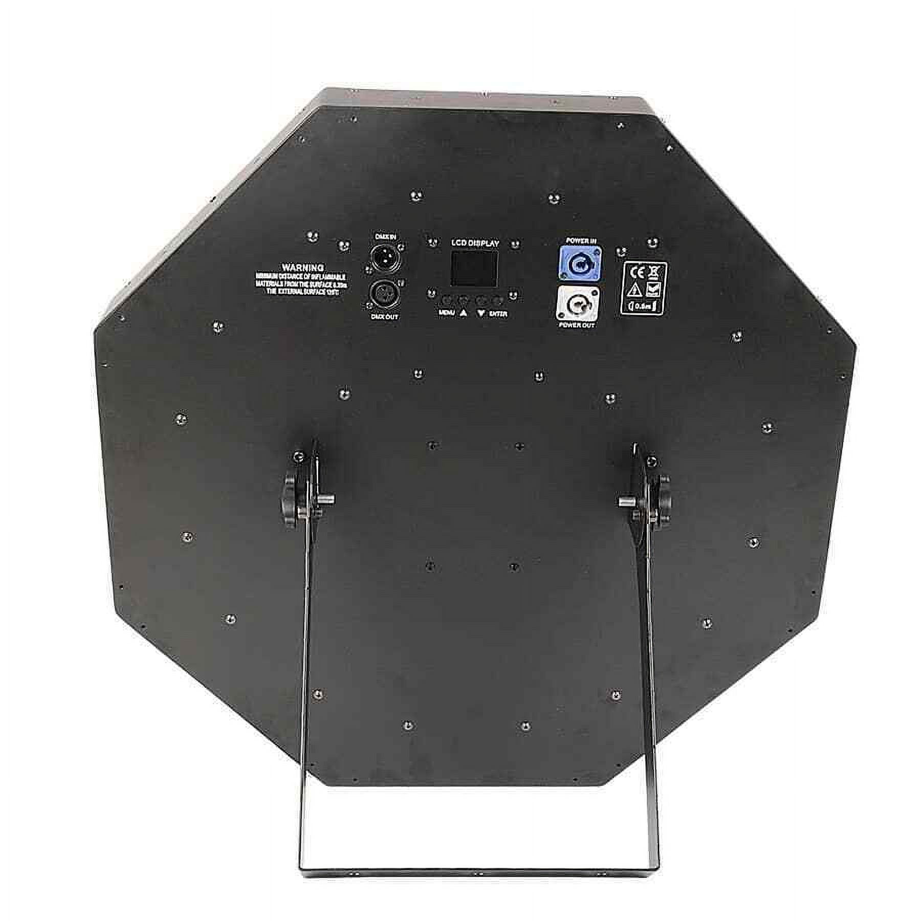 LED RGB Rotating Fan Light Stage Background DJ Lighting Disco Night Party Lights
