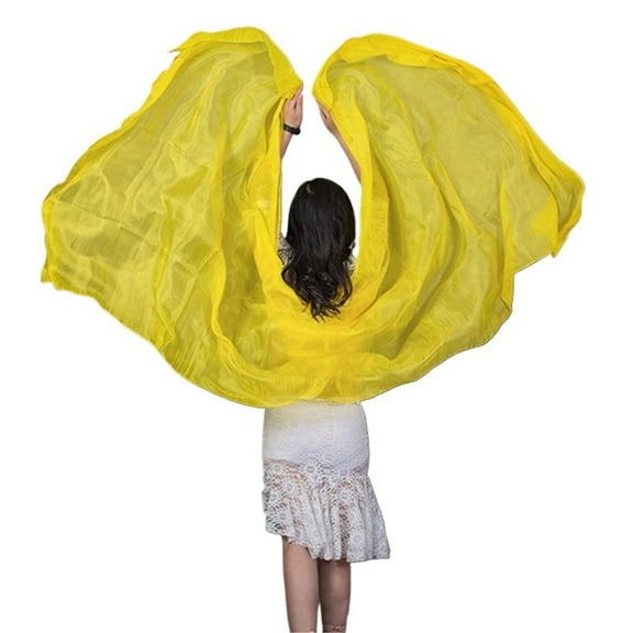Silk Performance Dance Solid Color Light Texture Veil Shawls Women Scarf Costumes Accessories Belly Dance Veils 250cmx110cm