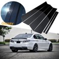 thumbnail image 1 of Xotic Tech Glossy Black Car Door Pillar Posts Piano Trim Cover for BMW 5 Series F10 2011-2017, 1 of 7