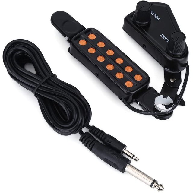 Pastillas de sonido XCF para transductor de guitarra magnético de 12 orificios de metal
