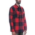 thumbnail image 2 of Woodridge Flannel Co Mens Flannel Shirts Shackets Casual Button Down Long Sleeve Jackets with Pocket, 2 of 5