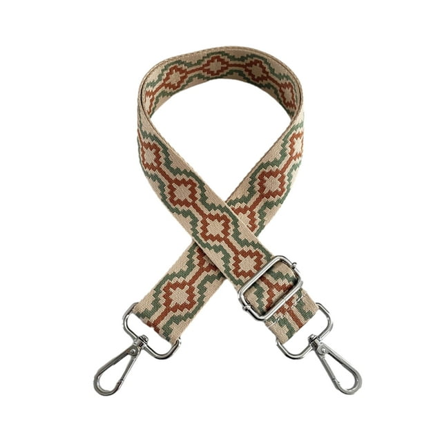 QualitChoice Sangles de Sac Durables en Nylon Robuste et Alliage Sangle de Sac à Bandoulière Unique 1 Vert Marron