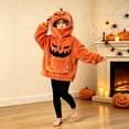 thumbnail image 5 of Grblisyd Halloween Hoodies for Boys and Girls Pumpkin Costumes Casual Long Sleeve Fall Fleece Pullover Top with Kangaroo Pocket, 5 of 7