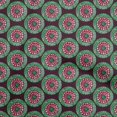 thumbnail image 1 of oneOone Viscose Jersey Green Fabric Asian Mandala Craft Projects Decor Fabric Printed By The Yard 60 Inch Wide, 1 of 4
