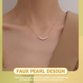 thumbnail image 2 of Shisuyan Collier de Perles Imitation Collier de Perles Simulées Collier de Fausses Perles pour Femmes, 2 of 9