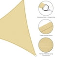 thumbnail image 4 of Yescom 11.5' Triangle Sun Shade Sail Patio Beach Canopy Cover Uv Block, 4 of 8