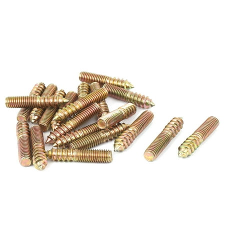 - Unique Bargains M8 Metal Double End Thread Self Tapping Screw Bolt Stud Fastener 40mm Long 20pcs