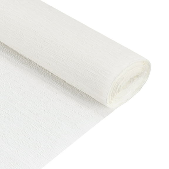Crepe Paper Roll Crepe Paper Decoration 5 ft Long 20 Inch Wide, White