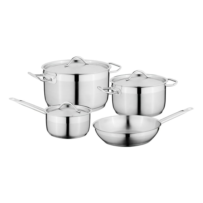 BergHOFF Essentials 12 piece 18/10 Stainless Steel Cookware Set, Hotel