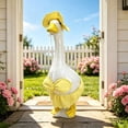 thumbnail image 5 of UALSRZL Porch Goose Outfits Set, 23in Porch Goose Bikini Outfits, Summer Hawaiian Style Geese Outfits for Patio Pool and Yard Outdoor Decor, Yellow, 5 of 7